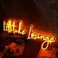 Lattitude Lounge Orange Neon Sign