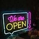 We Are Open Custom Neon Sign