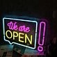 We Are Open Custom Neon Sign