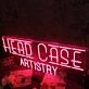 Head Case Artistry Red Neon Sign