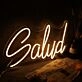 Salud Yellow Neon Sign