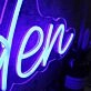 Jayden Blue Neon Sign