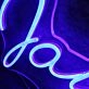 Jayden Blue Neon Sign