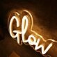 Glow Up Yellow Neon Sign