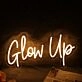 Glow Up Yellow Neon Sign