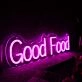 Good Food Pink Neon Sign