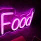 Good Food Pink Neon Sign