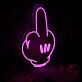 Mickey's Middle Finger Pink Neon Sign