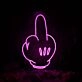 Mickey's Middle Finger Pink Neon Sign
