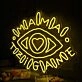 Aesthetic Eye Yellow Neon Sign