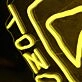Aesthetic Eye Yellow Neon Sign