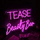 Tease Beauty Bar Pink Neon Sign