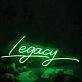 Legacy Green Neon Sign