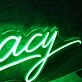 Legacy Green Neon Sign