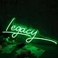 Legacy Green Neon Sign