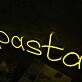 Pasta Yellow Neon Sign