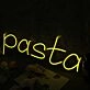 Pasta Yellow Neon Sign