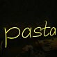 Pasta Yellow Neon Sign
