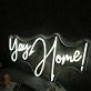 Yay Home White Neon Sign