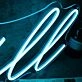 Chill Blue Custom Neon Sign