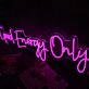Good Energy Only Pink Neon Sign