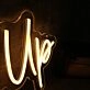 Glow Up Yellow Custom Neon Sign
