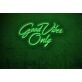 Good Vibes Only LED Neon Sign