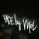 Face By Mel White Neon Sign
