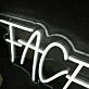 Face By Mel White Neon Sign
