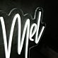 Face By Mel White Neon Sign