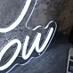 Binger Show White Neon Sign