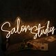 Salon Studios Yellow Neon Sign