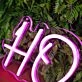 Hot Dark Purple Neon Sign