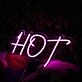 Hot Dark Purple Neon Sign