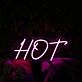 Hot Dark Purple Neon Sign