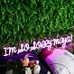 I Am So Sorry Maya Purple Neon Sign