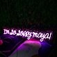 I Am So Sorry Maya Purple Neon Sign