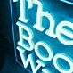The Book Wardrobe Blue Neon Sign