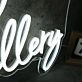 Engagement Gallery White Neon Sign