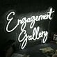 Engagement Gallery White Neon Sign