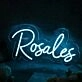 Rosales Blue Neon Sign