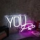 You White Neon Sign