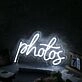 Photos White Neon Sign