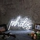 Photos White Neon Sign