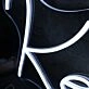 Kev Star White Neon Sign