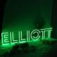 ELLIOTT Green Neon Sign