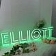 ELLIOTT Green Neon Sign
