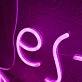 La Vie Est Dulce Purple Neon Sign