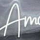 Te Amo White Neon Sign