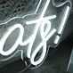 Congrats White Neon Sign